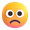 slightly frowning face